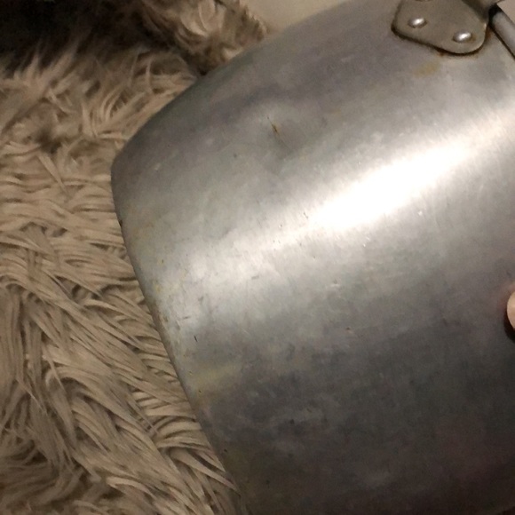 Vntg Metal “Jelly”Pot With Handle-Used Condition-9.5in diameter x 6.5 deep - Picture 17 of 17